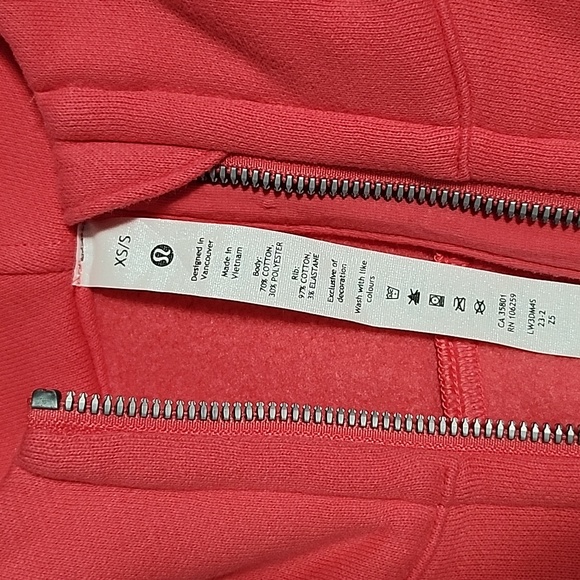 Scuba oversized half zip, xs/s, lip gloss - Picture 2 of 4